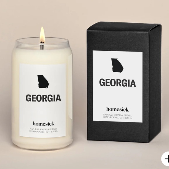 HOMESICK GEORGIA NWT NATURAL SOY CANDLE - Picture 2 of 13